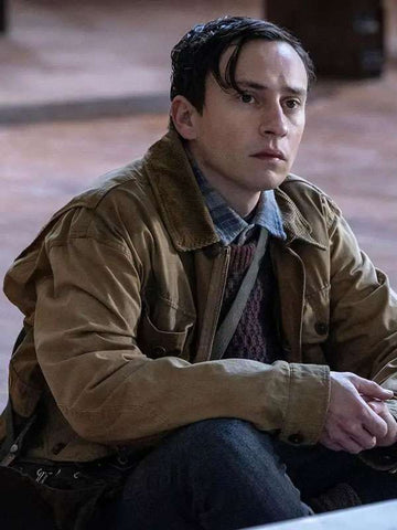 The Walking Dead Dead City S02 Keir Gilchrist Brown Jacket