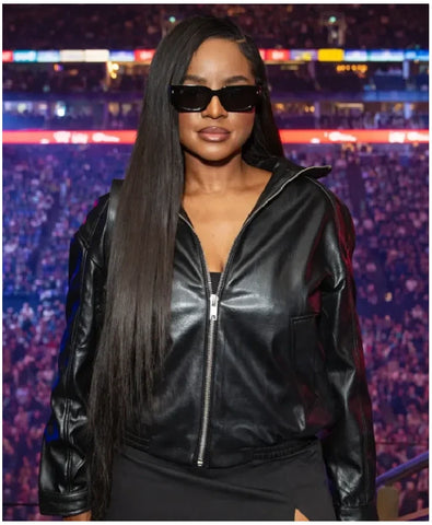 Keisha Buchanan O2 Arena Leather Jacket