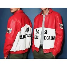 The Tonight Show MGK Red Leather Jacket