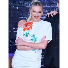 Kelsea Ballerini The Voice S27 Print Dress