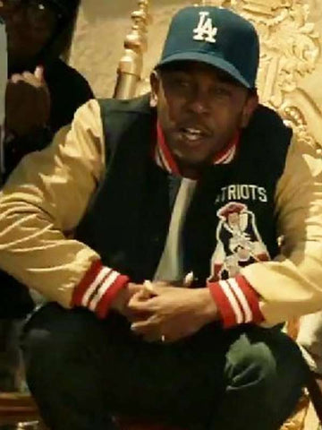 Kendrick Lamar Patriots Varsity Jacket