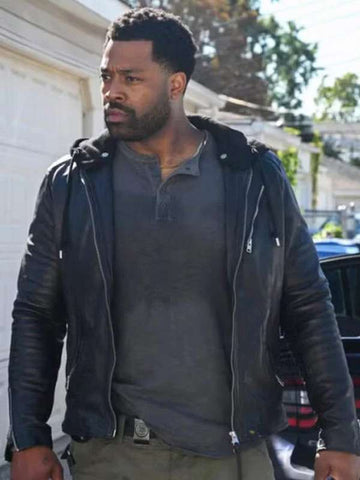 Kevin Atwater Chicago PD S12 Black Leather Jacket