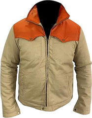 John Dutton Cotton Jacket - Kevin Costner Yellowstone Inspired Outerwear