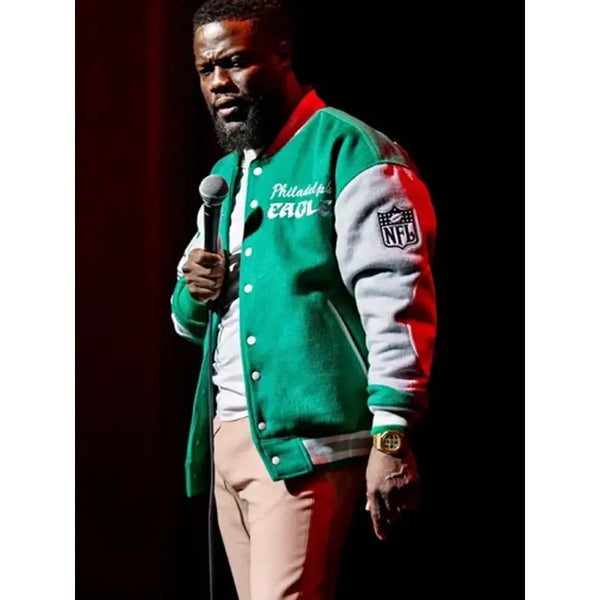 Kevin Hart Philadelphia Eagles Varsity Jacket