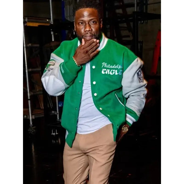 Kevin Hart Philadelphia Eagles Varsity Jacket