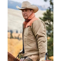 John Dutton Cotton Jacket - Kevin Costner Yellowstone Inspired Outerwear