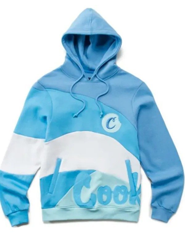 Cobra Kai Season 3 Chris Blue Colorblock Hoodie