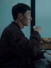 Kim Dong-won The Trunk S01 Brown Bomber Jacket