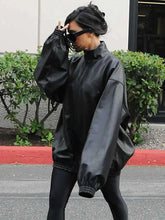 Kim Kardashian 2024 Black Leather Jacket