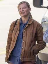 Kirsten Dunst Civil War Brown Jacket