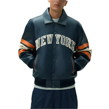 Kith X AVIREX Knicks Leather Jacket