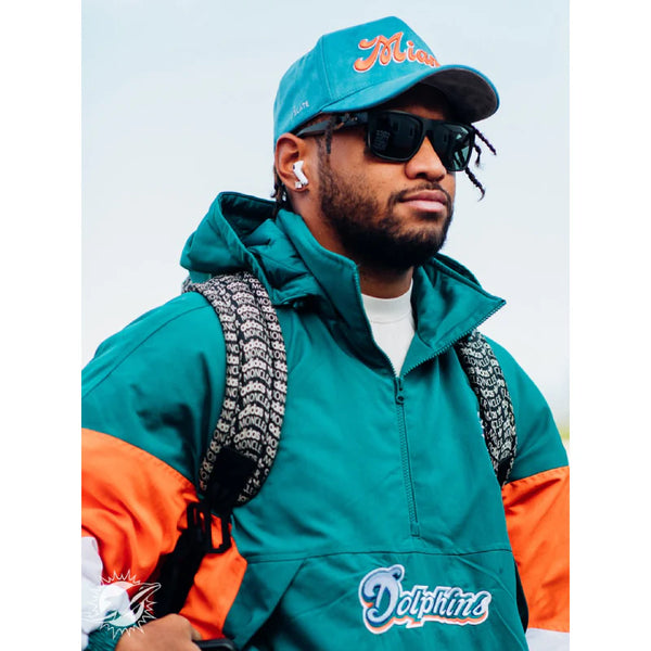 Kith Miami Dolphins Quarter Zip Anorak Jacket