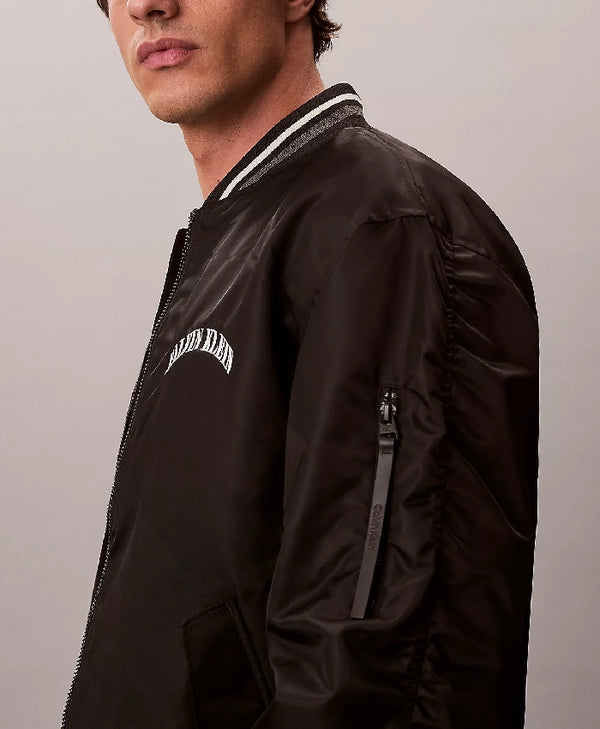 Calvin Klein Varsity Logo Bomber Jacket