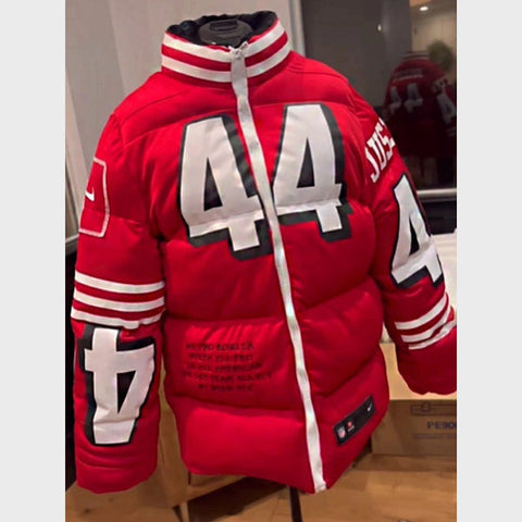 Kristin Juszczyk SF 49ers Puffer Jacket