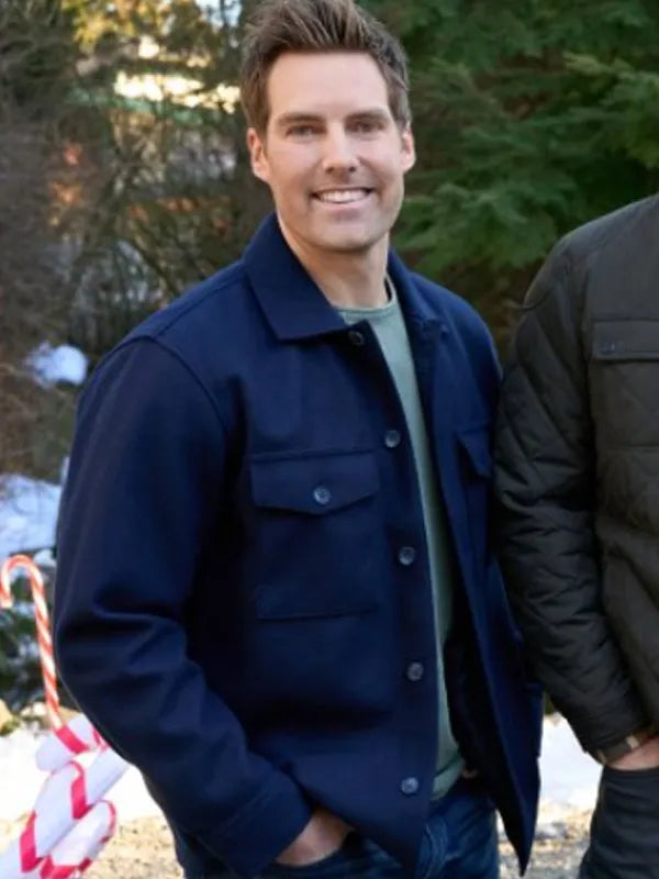 Kurt Szarka Santa Tell Me Blue Jacket