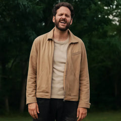 Kyle Marvin Splitsville 2025 Beige Jacket