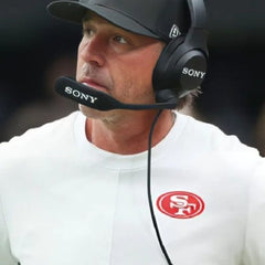 Kyle Shanahan NFL White 49ers Sweatshirt