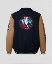 LA All-Star Game Blue and Tan Varsity Jacket