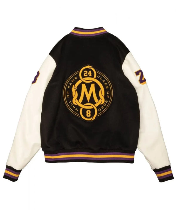 LA Lakers Black Mamba Hall of Fame Kobe Bryant Varsity Jacket