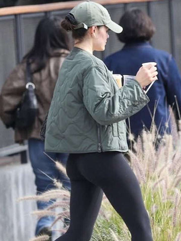 Lucy Hale Studio City 2025 Green Jacket