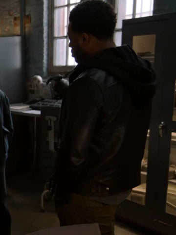 Kevin Atwater Chicago PD S12 Black Leather Jacket