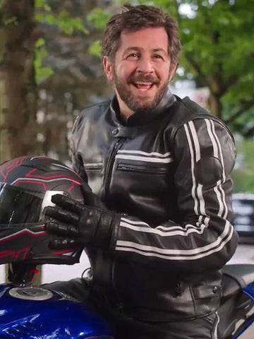 Richie Laid 2024 Black Leather Jacket