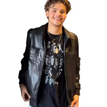 Lake George 2025 Rio Thake Black Leather Jacket