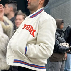 Hamid Antonio Castro Lake George White Varsity Jacket