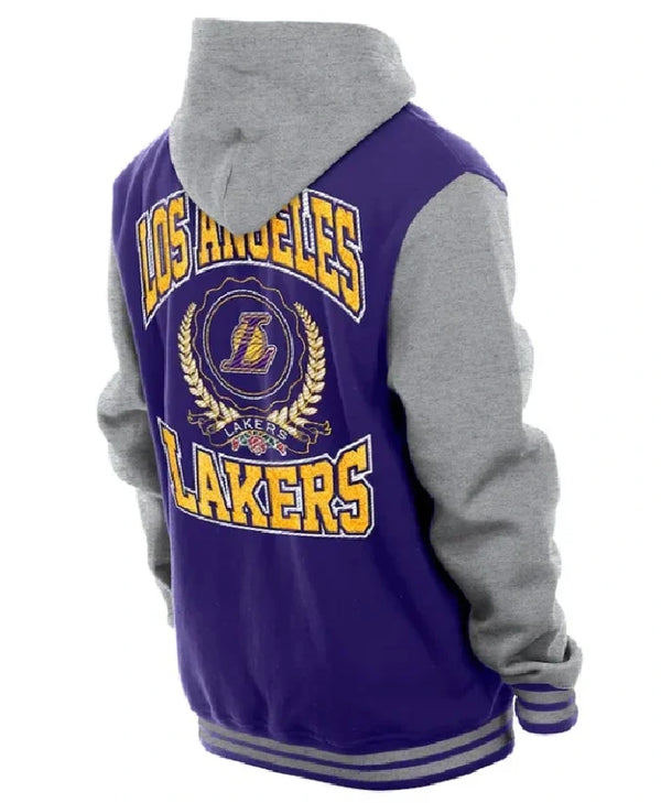 LA Lakers Throwback Prep Hoodie Jacket
