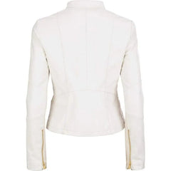 Lambskin Leather Bomber Biker Jacket