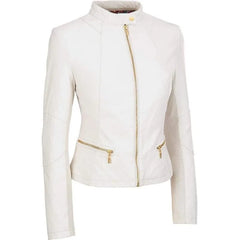 Lambskin Leather Bomber Biker Jacket