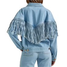 Landman 2024 Michelle Randolph Denim Fringe Jacket
