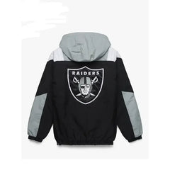 Raiders Starter Black and Grey Jacket