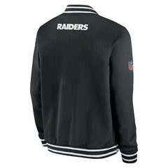 Las Vegas Raiders Sideline Coach Bomber Jacket