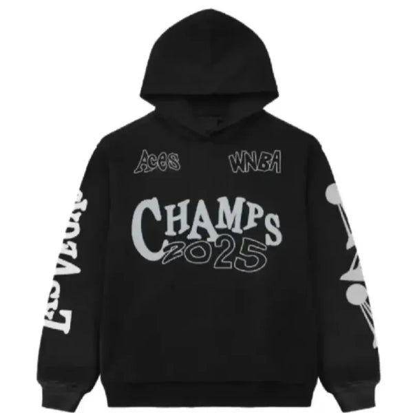 Las Vegas Aces 2025 WNBA Champions Black Hoodie
