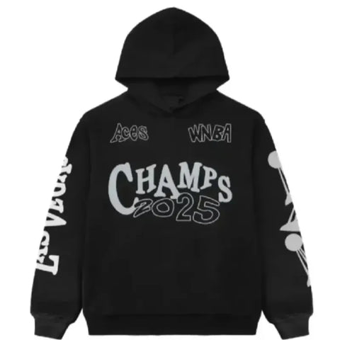 Las Vegas Aces 2025 WNBA Champions Black Hoodie