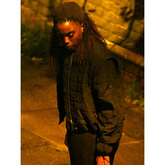 The Day of the Jackal Bianca Black Quilted Jacket