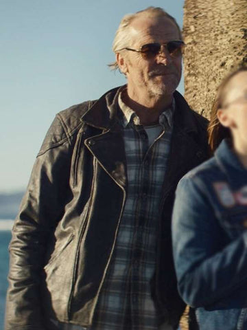 Bob Foden Last Days of the Space Age Black Leather Jacket