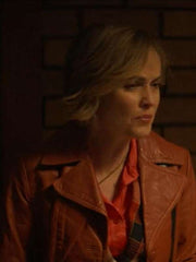 Judy Bissett Last Days of the Space Age Leather Coat