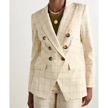 Lauren Koslow Days of Our Lives 2025 Check Blazer