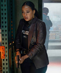 Law and Order Organized Crime S05 Ayanna Bell Leather Blazer
