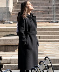 Law and Order SVU S26 Olivia Benson Black Wool Coat