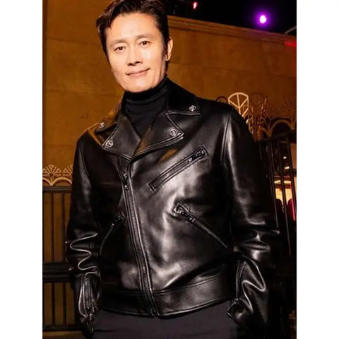 Lee Byung-hun Squid Game S02 Leather Jacket