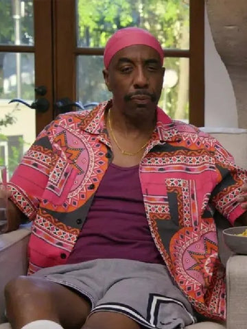 Curb Your Enthusiasm S12 J.B. Smoove Pink Shirt