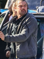 Leonardo DiCaprio Grey Hooded Jacket