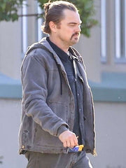 Leonardo DiCaprio Grey Hooded Jacket