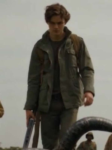 Levi Miller Kraven the Hunter 2024 Green Cotton Jacket