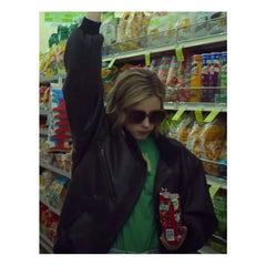 Lili Reinhart Hal and Harper S01 Black Leather Jacket