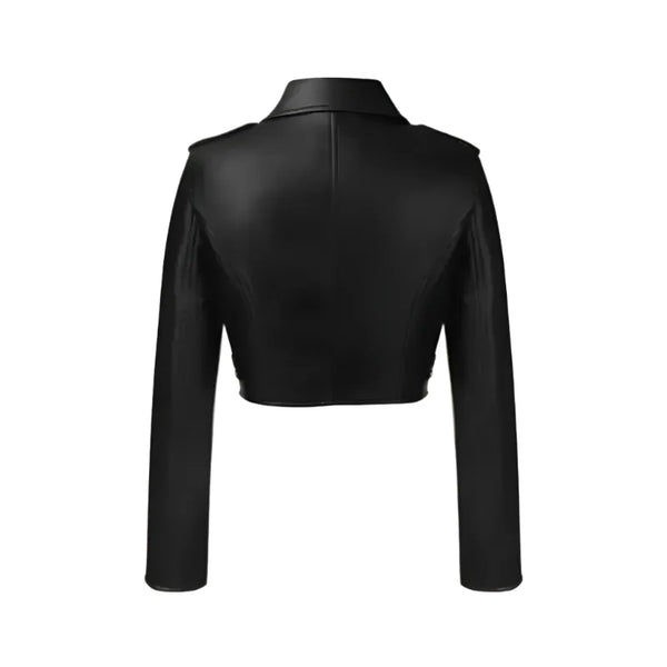 Liv Morgan 2025 Red Hearts Leather Jacket