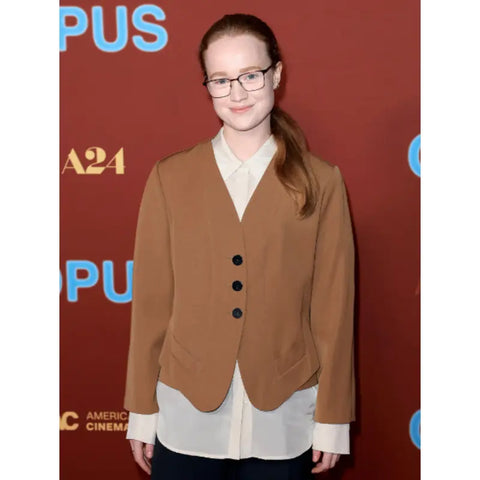 Liv Hewson Green Opus 2025 Cardigan